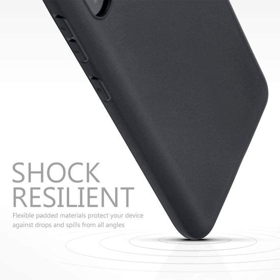 Coque Samsung Galaxy A90 5G - Noir - Étui arrière en silicone