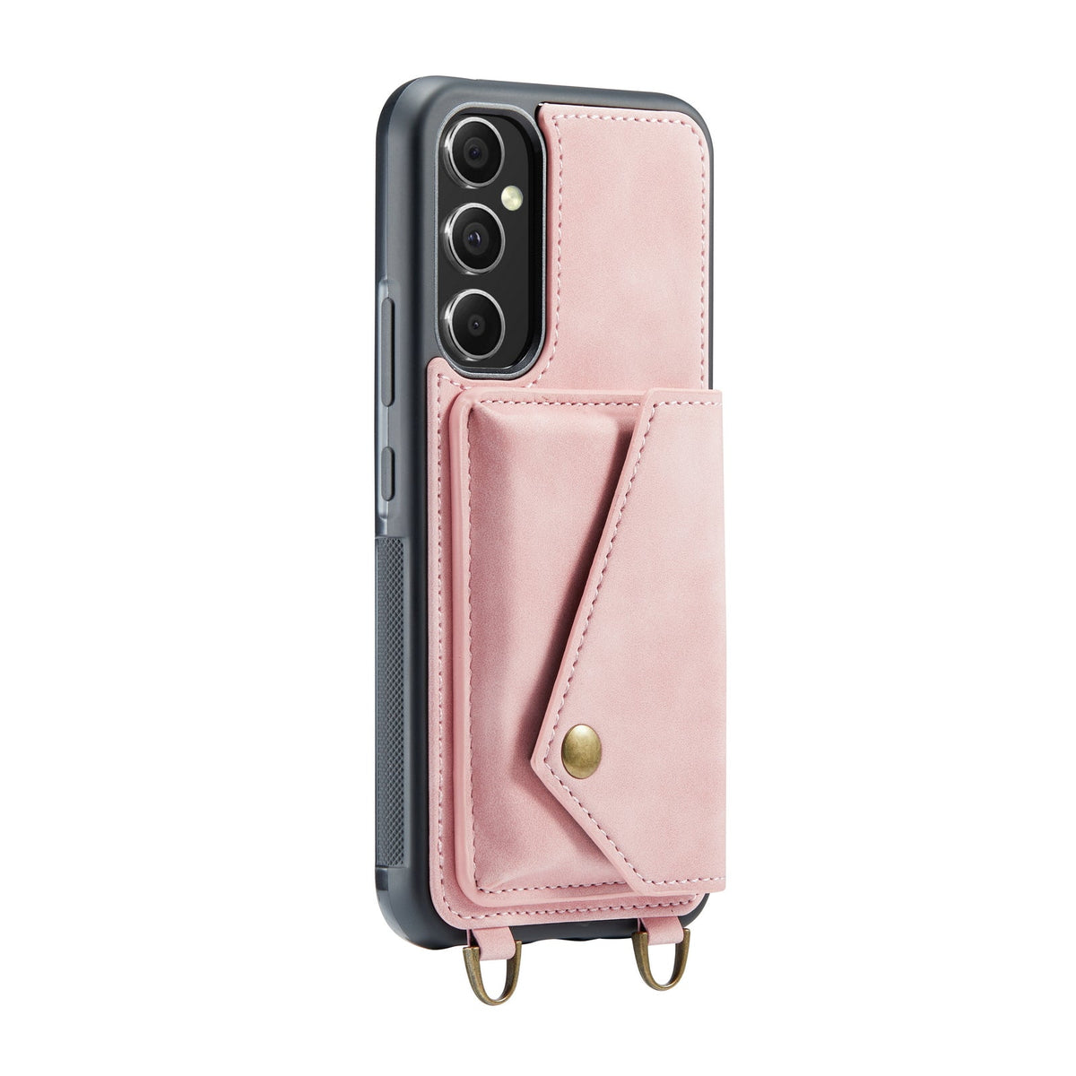 Samsung Galaxy S23 Plus Hoesje - Pale Pink - Luxe Back Cover met Telefoonkoord