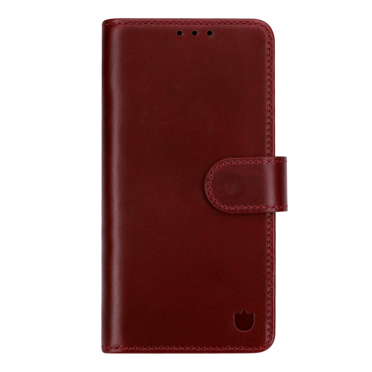 Samsung Galaxy S26 Hoesje - Burgundy Red - Echt Leren 2 in 1 MagSafe Bookcase