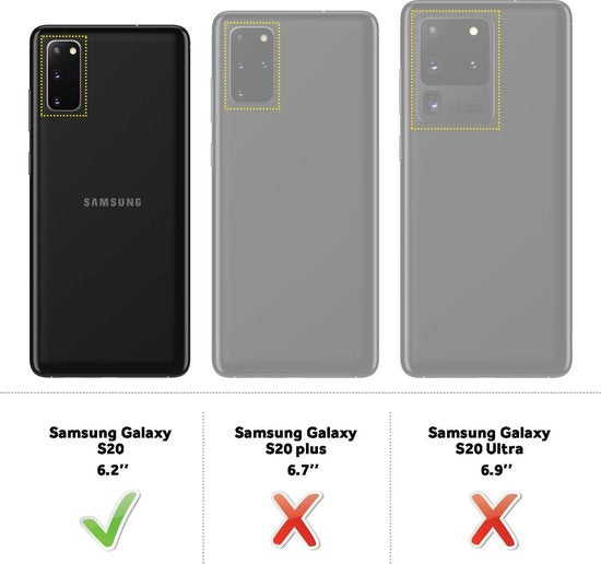 Samsung Galaxy S20 Hoesje - Zwart - Armor Kickstand Back Cover