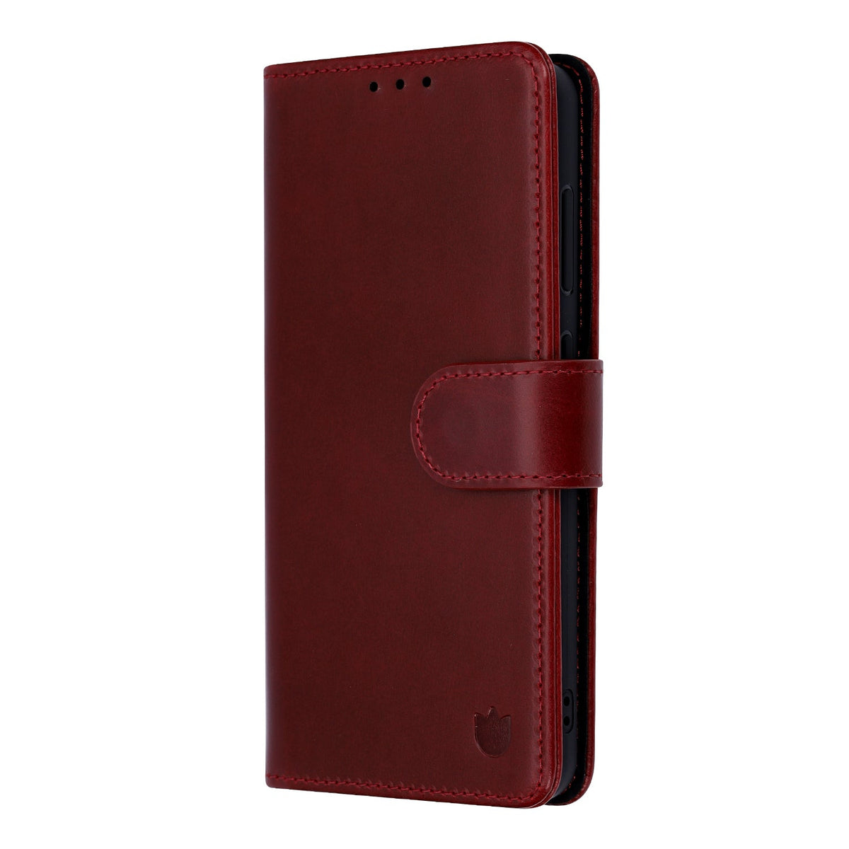 Samsung Galaxy S26 Hoesje - Burgundy Red - Echt Leren 2 in 1 MagSafe Bookcase