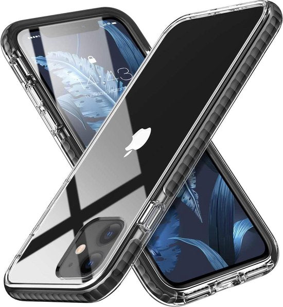 Apple iPhone 11 Hoesje - Zwart - Armor Anti-Shock Back Cover