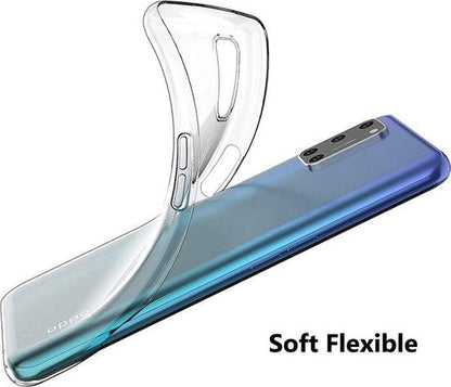 Oppo A52 Case - Transparent - Silicone Back Cover