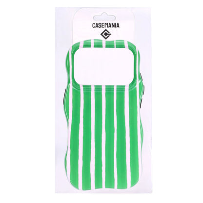 Apple iPhone 18 Pro Hoesje - Groen - Wave Edge Back Cover