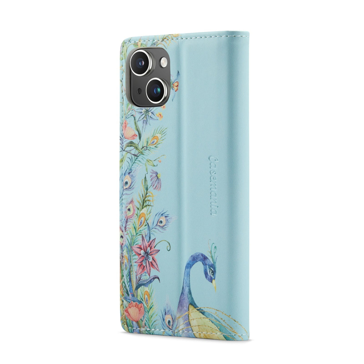 Apple iPhone 14 Case - Peacock - Wallet Case