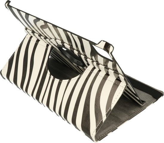 Apple iPad Air 4 10.9 (2020) Tablet Case - Zebra - Rotating Folio Case