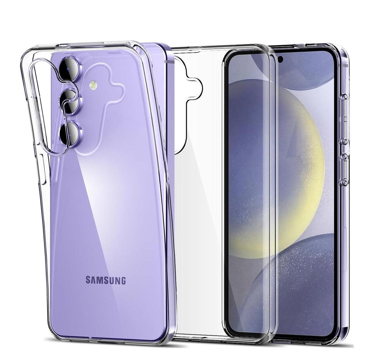 Samsung Galaxy A37 Case - Clear - Liquid Silicone Camera Back Cover