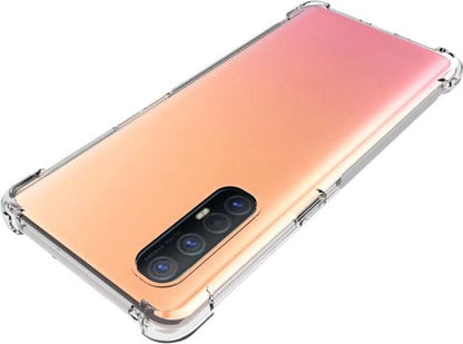 Oppo Reno 3 Pro Hoesje - Transparant - Anti-Shock Back Cover