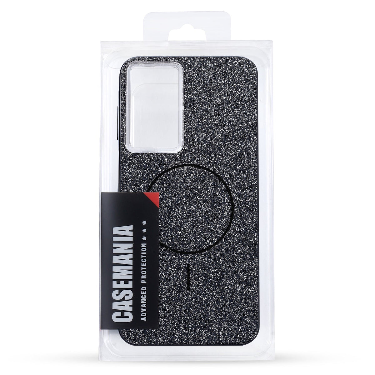 Samsung Galaxy A17 Hoesje - Zwart - Glitter MagSafe Back Cover