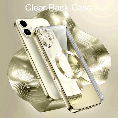 Apple iPhone 16 Plus Case - Gold - Silicone MagSafe Back Cover