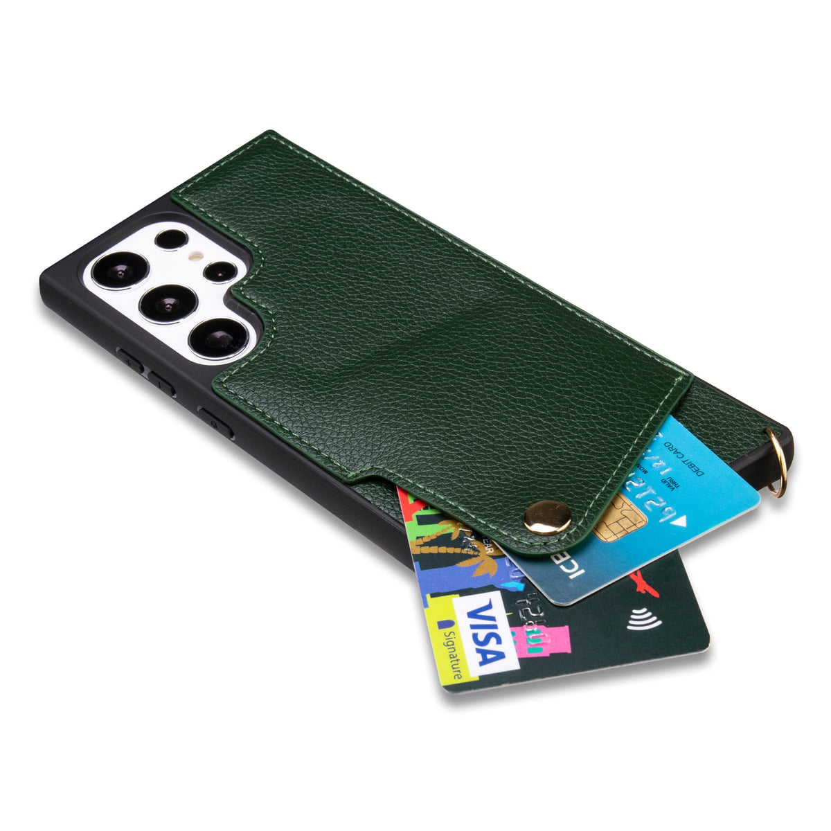 Coque Samsung Galaxy S23 Ultra - Dragonne - Étui arrière vert