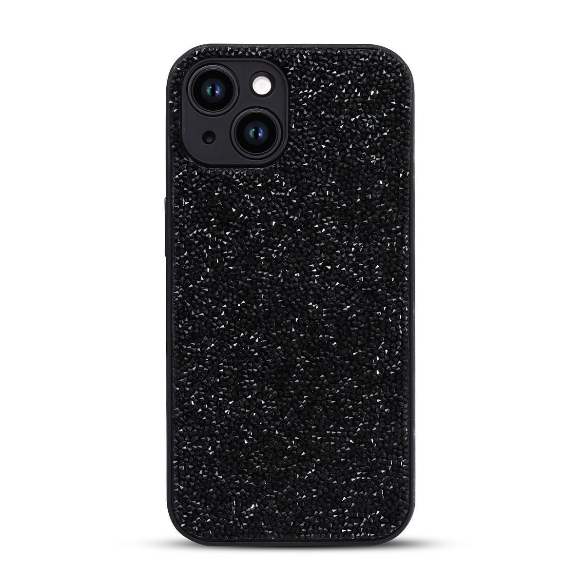 iPhone 11 Hoesje - Zwart - Diamant Glitter Back Cover