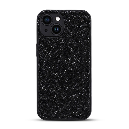 Apple iPhone 13 Hülle - Schwarz - Diamant-Glitzer-Backcover
