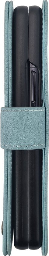 Samsung Galaxy Z Fold 4 Hoesje - Aqua Blue - Dunne Bookcase