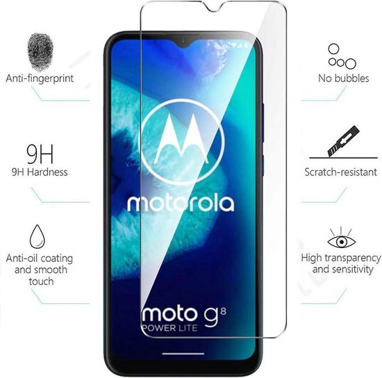 Motorola Moto G8 Power Lite Screen Protector - Tempered Glass - 1 Piece
