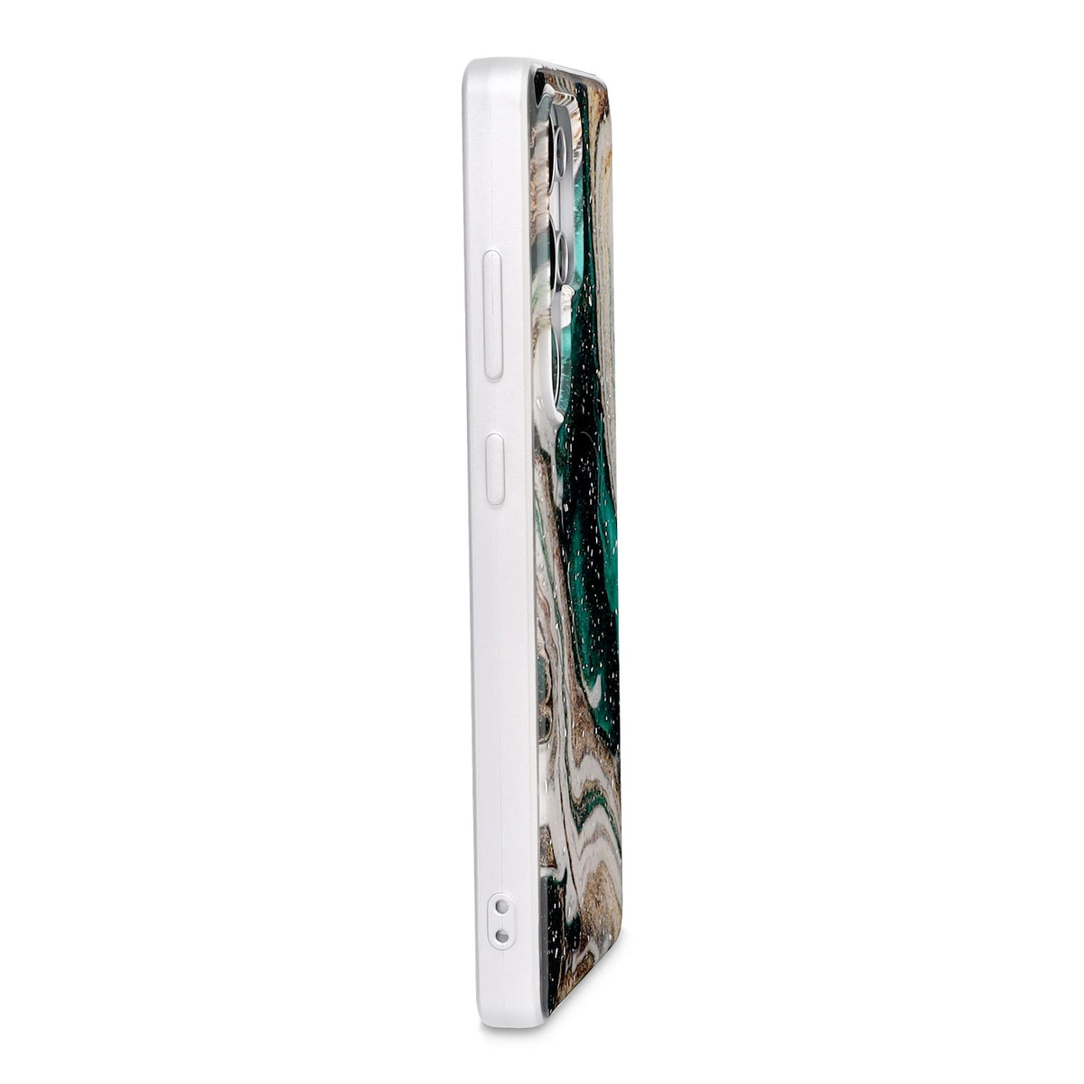 Samsung Galaxy S25 Ultra Hoesje - Groen - Marmer MagSafe Back Cover