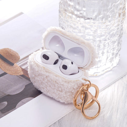 Apple AirPods 3 Hoesje - Teddy Furr - Wit