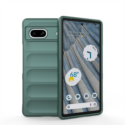 Google Pixel 7A Hoesje - Groen - Siliconen Back Cover