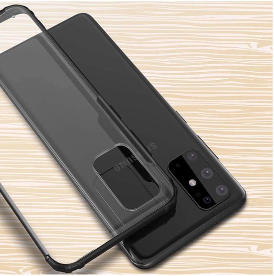 Samsung Galaxy S20 Plus Hoesje - Zwart - Anti Slip Back Cover