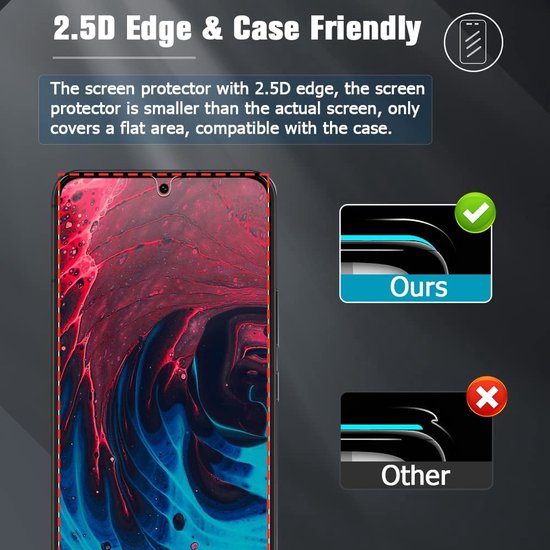 Samsung Galaxy S23 Screen- en Cameraprotector - 2 Stuks