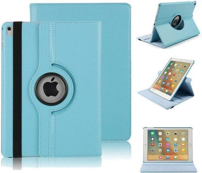 Apple iPad 7 10.2 (2019) Tablet Case - Blue - Rotating Folio Case