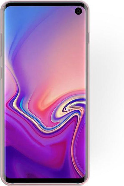 Coque Samsung Galaxy S10E - Coque arrière à paillettes - Coque arrière rose