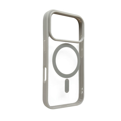 Apple iPhone 17 Pro Hülle - Grau - Bumper-MagSafe-Backcover