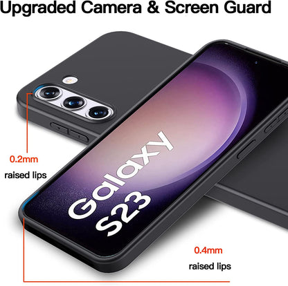Samsung Galaxy S23 Case - Black - Silicone Back Cover