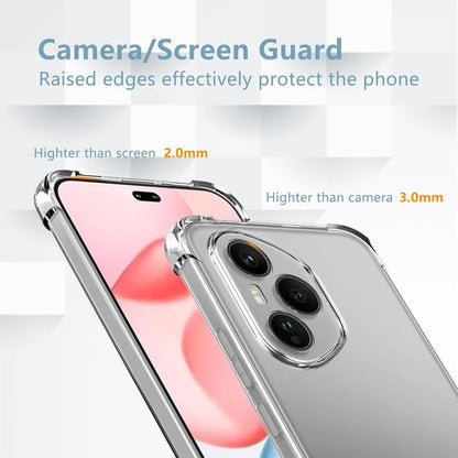 Honor 400 Pro 5G Hoesje - Transparant - Anti Shock Back Cover