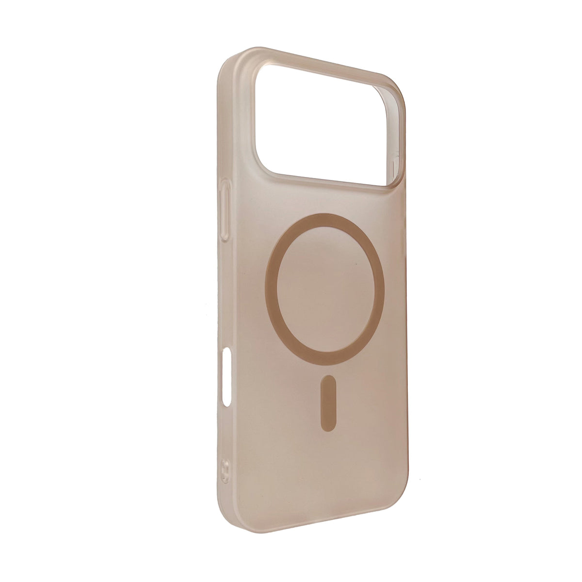 Coque Apple iPhone 18 Pro Max - Marron - Étui rigide mat givré avec dos MagSafe