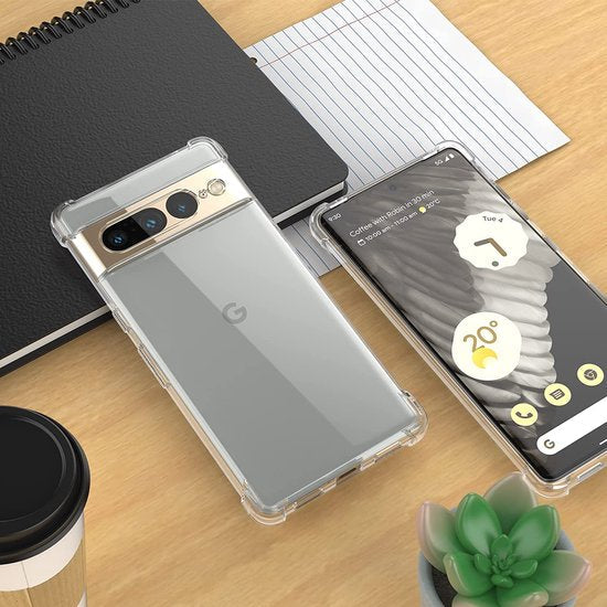Google Pixel 7 Pro Hülle - Transparent - Stoßfestes Backcover