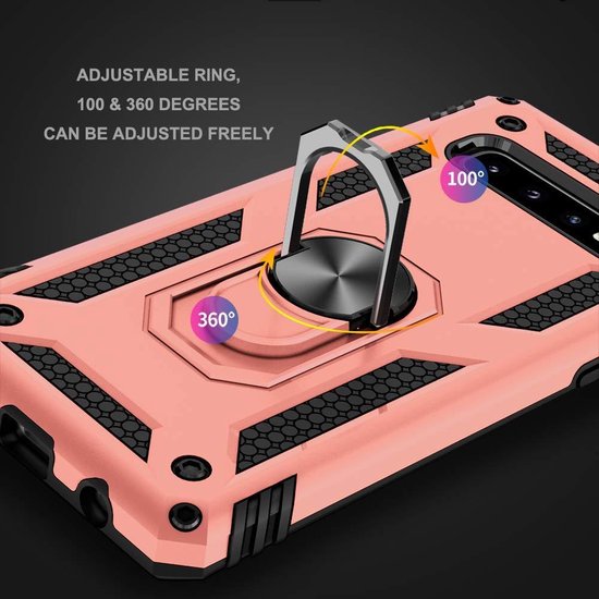 Coque Samsung Galaxy S10+ - Or rose - Étui arrière avec support intégré