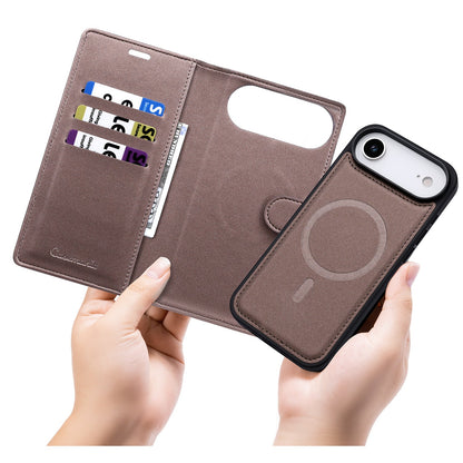 Apple iPhone Air Case - Mocha Brown - 2-in-1 Velvet Wallet Case