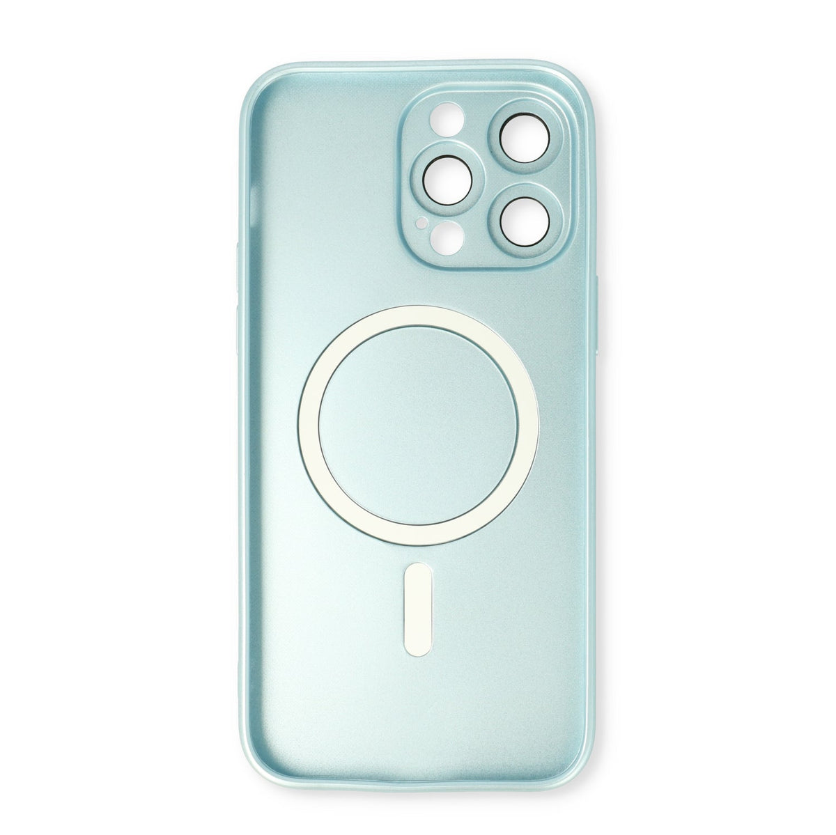 Apple iPhone 12 Pro Hoesje - Licht Blauw - Matte Siliconen MagSafe Back Cover