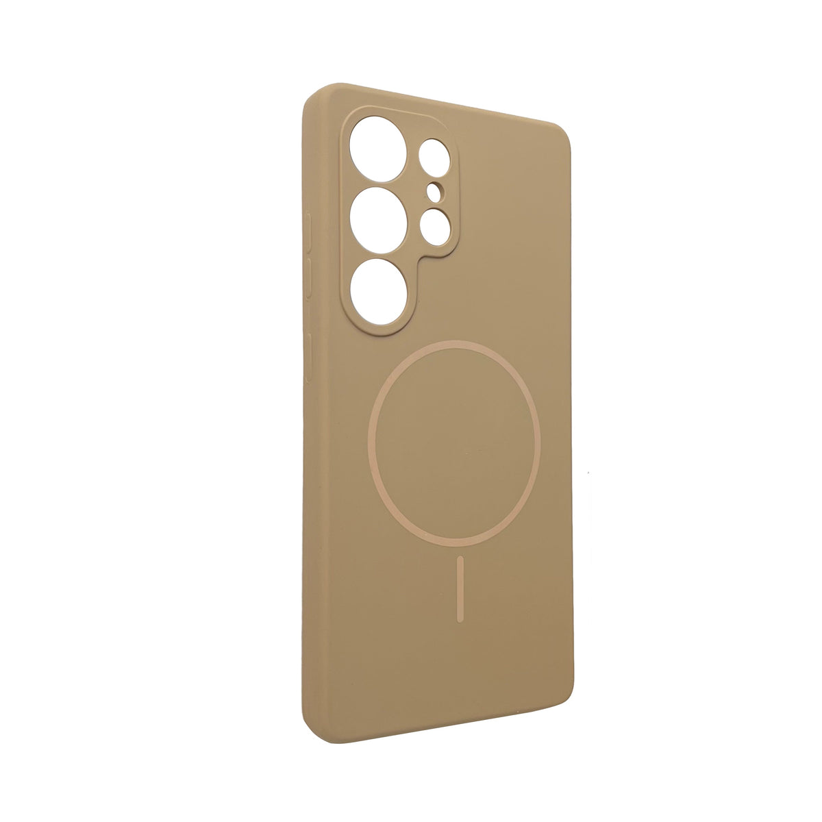 Samsung Galaxy S25 Ultra Case - Beige - Liquid Silicone MagSafe Back Cover