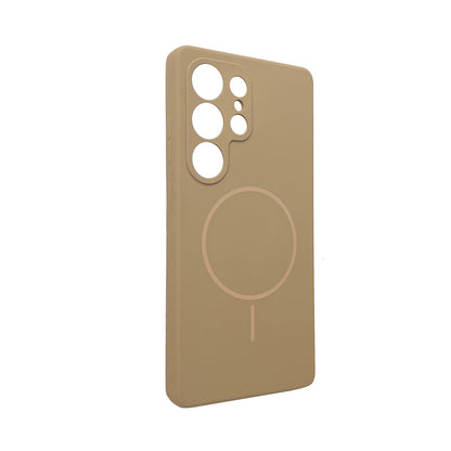 Samsung Galaxy S25 Ultra Case - Beige - Liquid Silicone MagSafe Back Cover