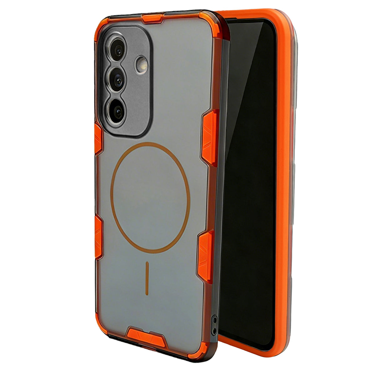 Samsung Galaxy A57 Hoesje - Transparant - Frosted Matte Hardcase MagSafe Back Cover