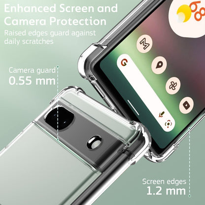 Google Pixel 6a Hoesje - Transparant - Anti-Shock Back Cover