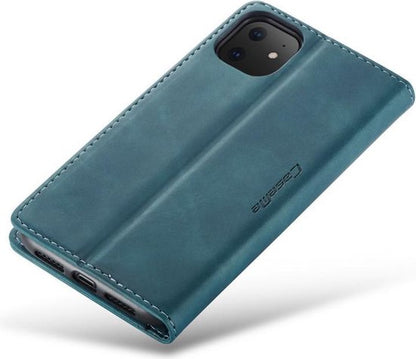 Apple iPhone 12 Mini Hülle - Emerald Green - Schlanke Klapphülle mit Kartenfach