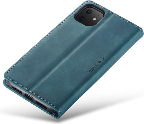 iPhone 11 Hoesje - Emerald Green - Dunne Bookcase