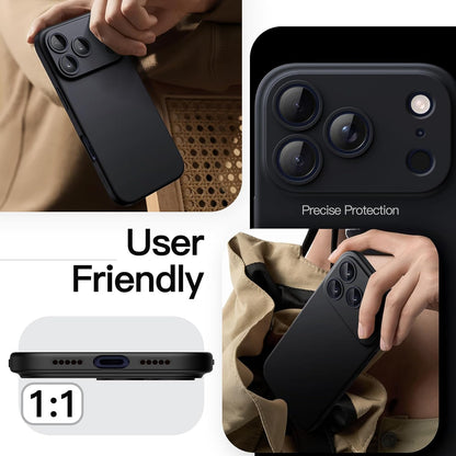 Apple iPhone 17 Pro Max Case - Black - Silicone Back Cover
