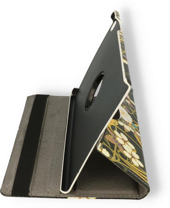 Samsung Galaxy Tab A7 Lite Tablethoes - Wilde Bloemen - Draaibare Bookcase