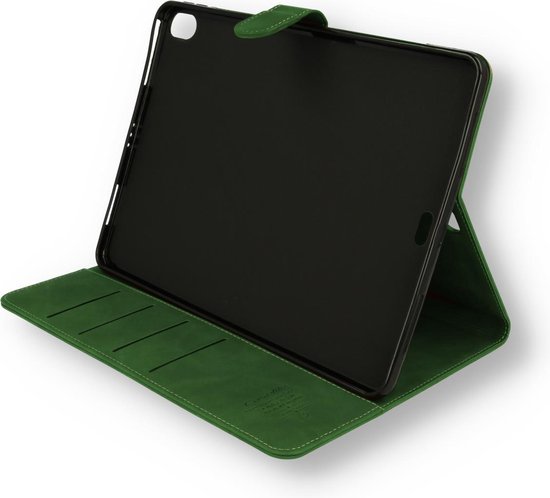 Samsung Galaxy Tab S7 FE Tablet Case - Olive Green - Rotating Folio Case