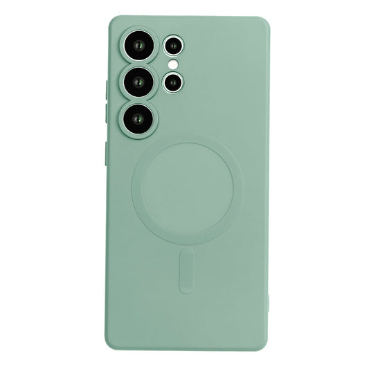 Samsung Galaxy S25 Ultra Hülle - Pistachio Grün - Liquid-Silikon-MagSafe-Backcover