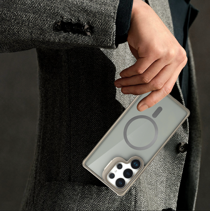 Samsung Galaxy S26 Hoesje - Bruin - Bumper MagSafe Back Cover