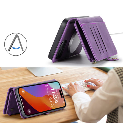 DECA | Portemonnee Book Case met Extra Vakken | Bright Lila