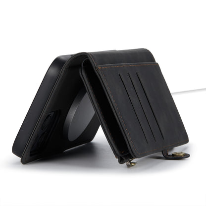 DECA | Portemonnee Book Case met Extra Vakken | Charcoal Gray