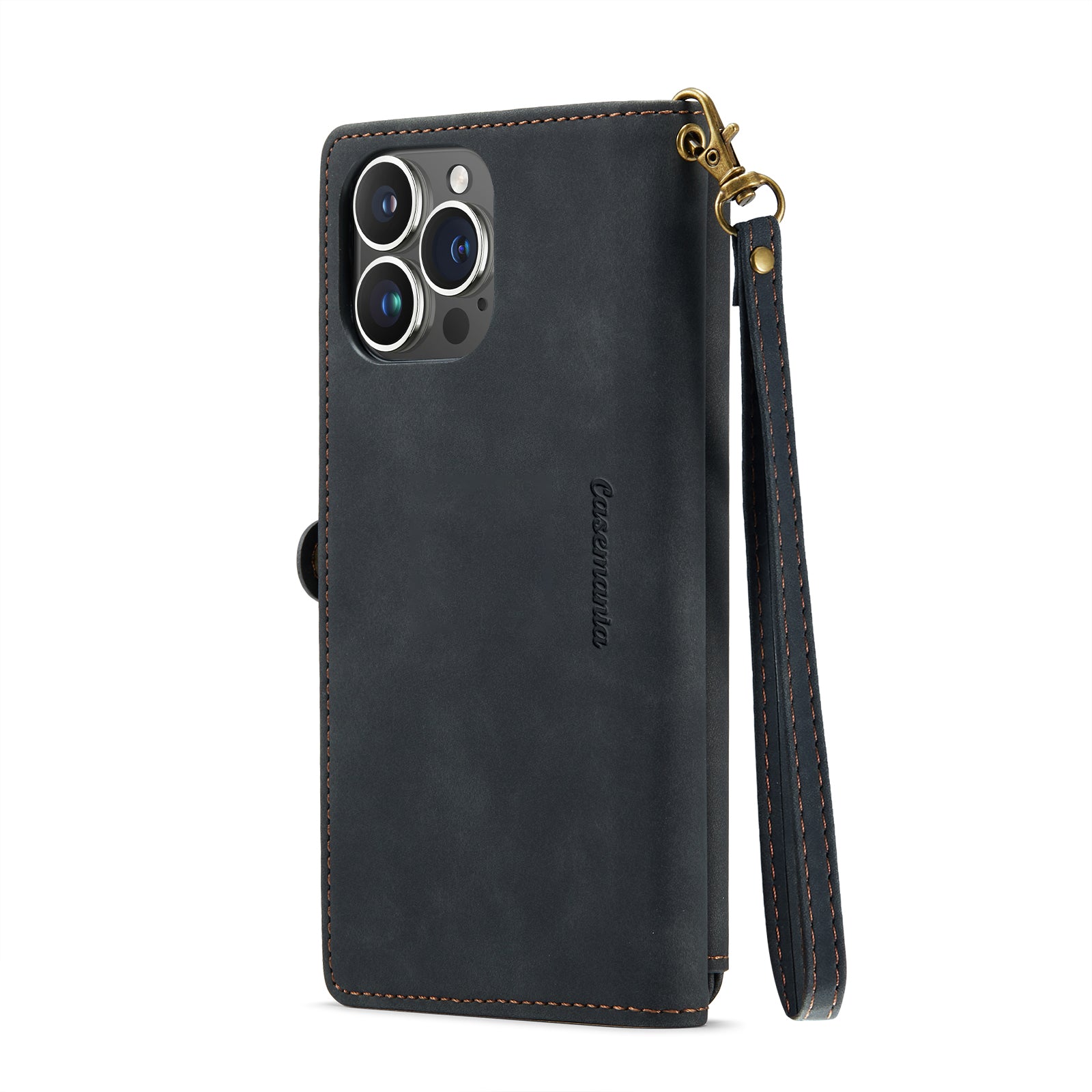 DECA | Portemonnee Book Case met Extra Vakken | Charcoal Gray