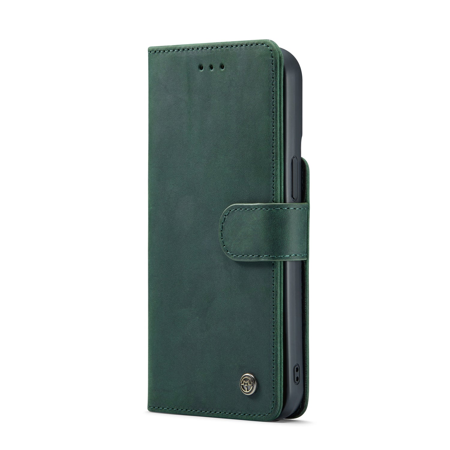 Snap Leather+ | MagSafe-Compatibel 2-in-1 Leren Bookcase | Emerald Green