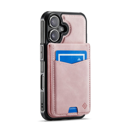 Hochwertige 2-in-1-Rückseite | Abnehmbarer Ständer mit Brieftaschenfunktion | für Apple iPhone